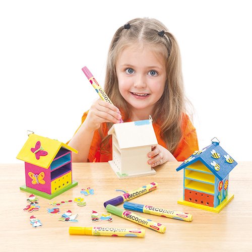 Baker Ross Wooden Bug House Craft Kits - Pack of 2 | Paint Your Own Wood Craft 2