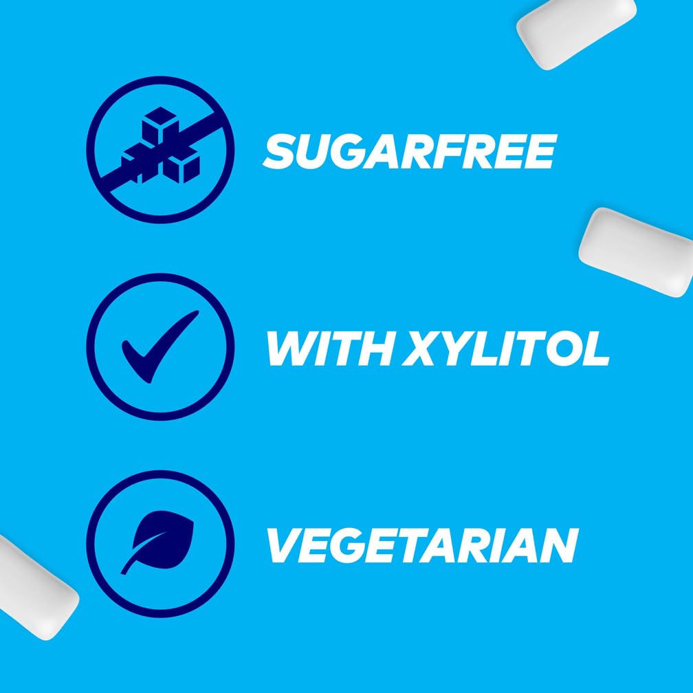 Extra - Strawberry Flavour Sugar Free Chewing Gum, 30 Packs (300 Pieces) with Xylitol
