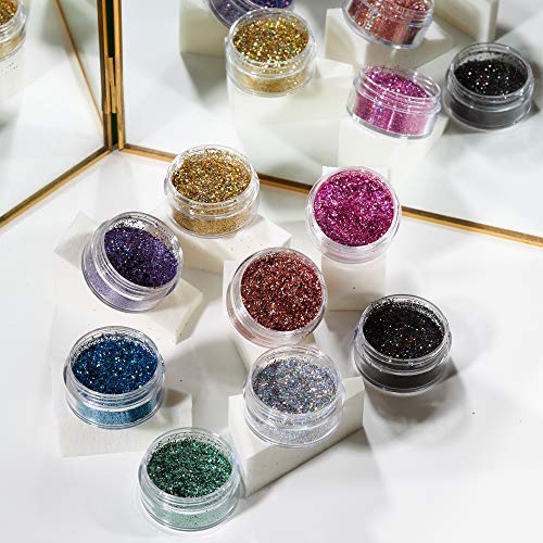 Moon Glitter - Holographic Glitter Shakers Cosmetic Glitter (5g) (‎G00610)