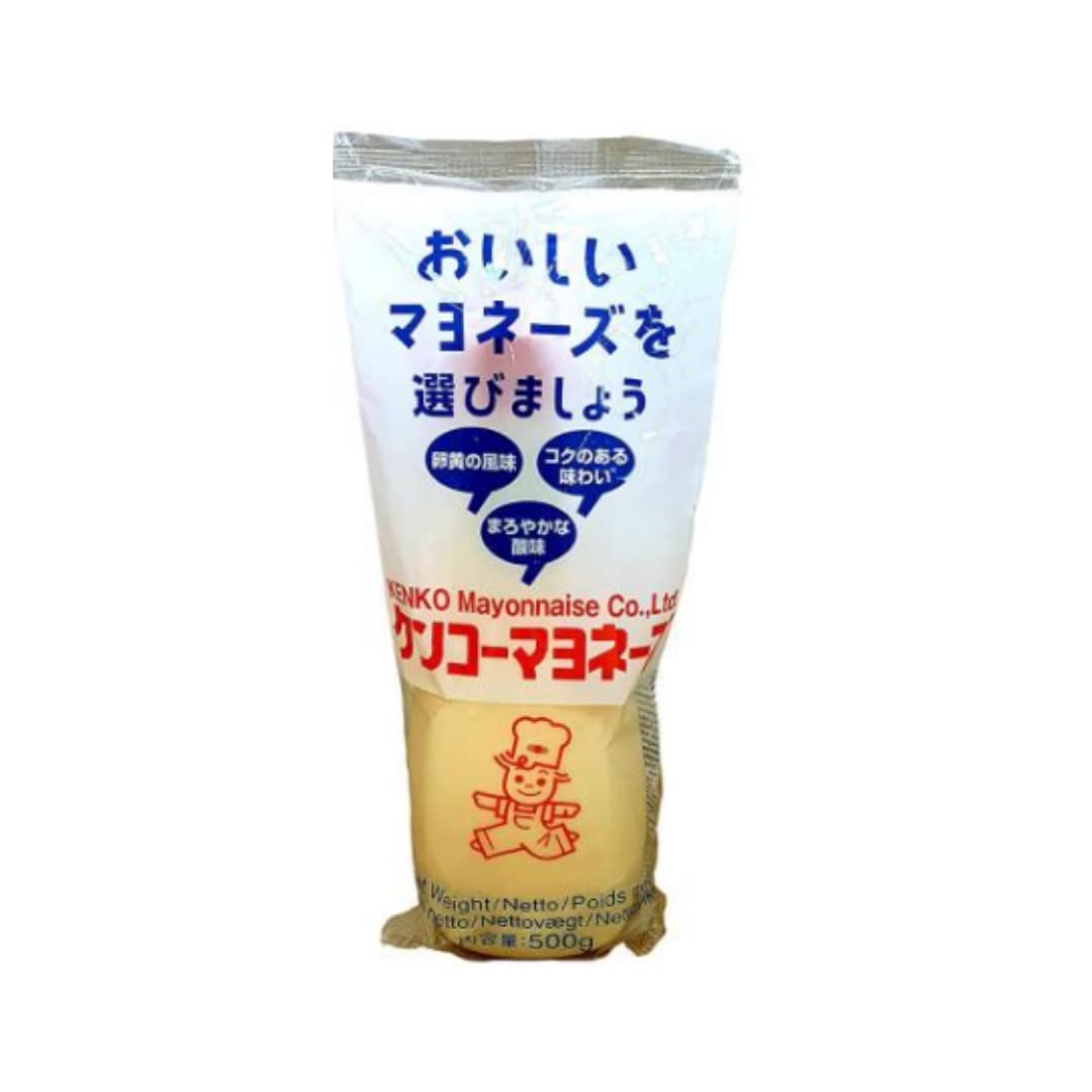 London Grocery Kenko Japanese Mayonnaise - 500g Paste | Contains Soy, Wheat, Barley, Mustard