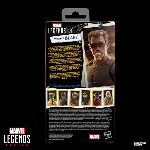 Marvel Legends Series Marvel's Blade Action Figure | 6-Inch Scale | 20+ Points of Articulation 10