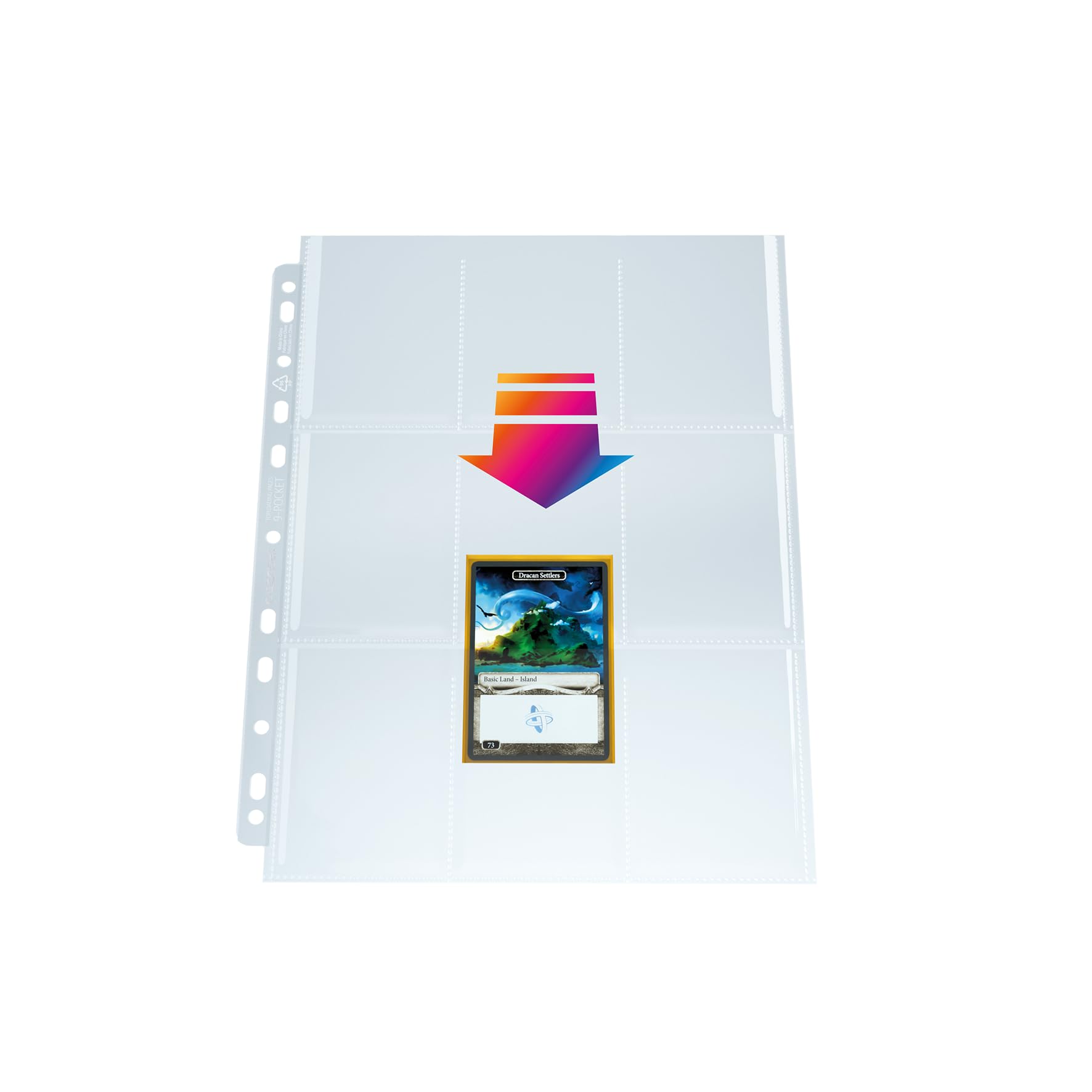 Gamegenic Ultrasonic 9-Pocket Pages Toploading Pack (10) - Fits Standard & Japanese Cards 4