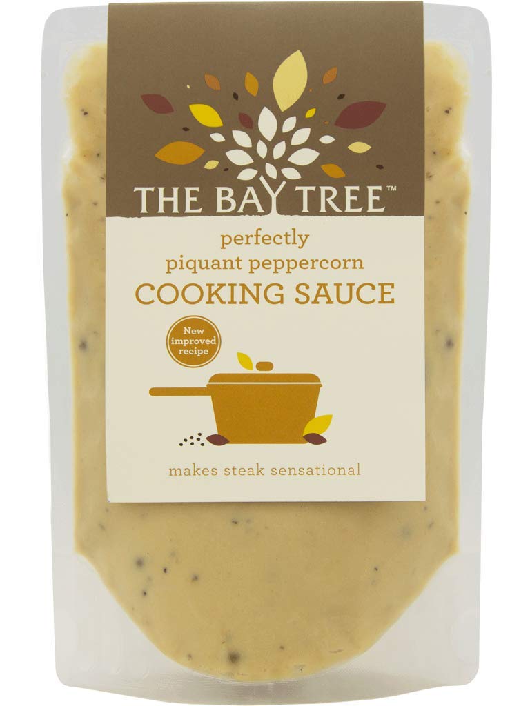 The Bay Tree Peppercorn Sauce - Creamy Sauce for Beef, Chicken, or Pork | 300g