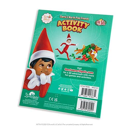 The Elf on the Shelf Santa's North Pole Friends - Activity Book with Over 100 Pages & Stickers 12