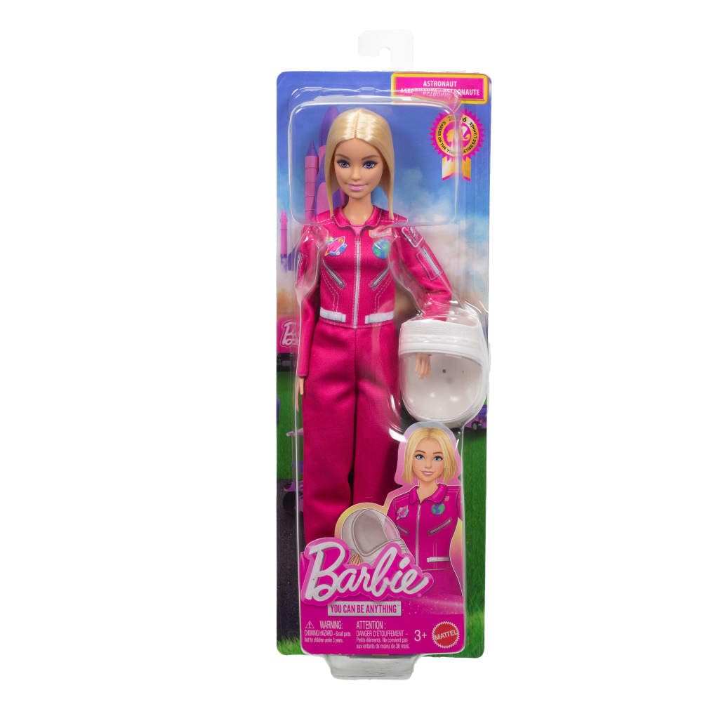 Barbie Careers Astronaut Fashion Doll JKF77 | Removable Spacesuit | Ages 3+ 6