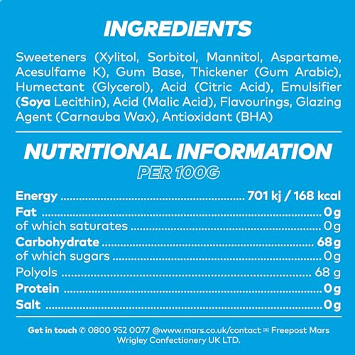 Extra - Strawberry Flavour Sugar Free Chewing Gum, 30 Packs (300 Pieces) with Xylitol