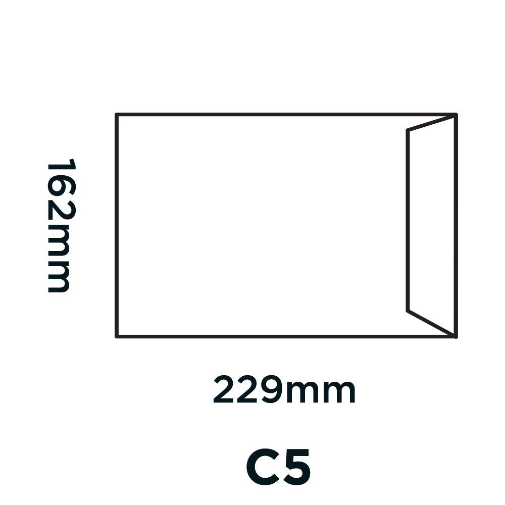 Blake Purely Everyday C5 Gummed Pocket Envelopes - 229 x 162 mm, 80 gsm Manilla, Pack of 50