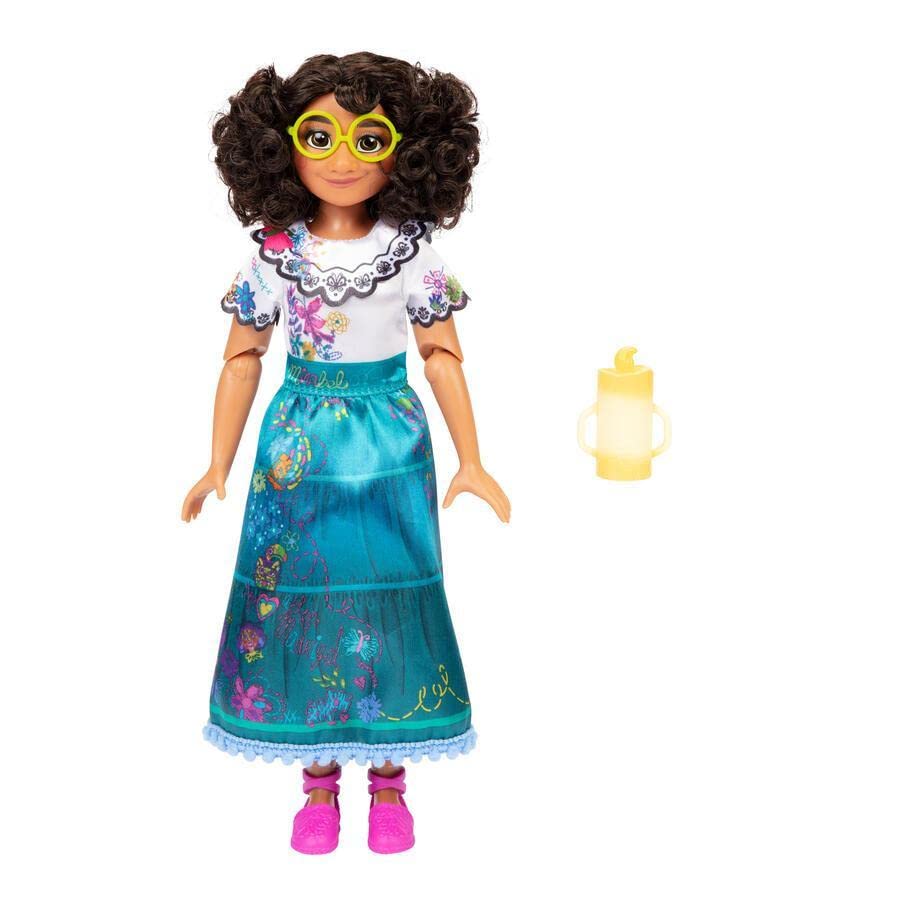 Jakks Pacific Mirabel Madrigal Singing Doll with Sound | Plastic Tinsel Tree Accessory | Silver