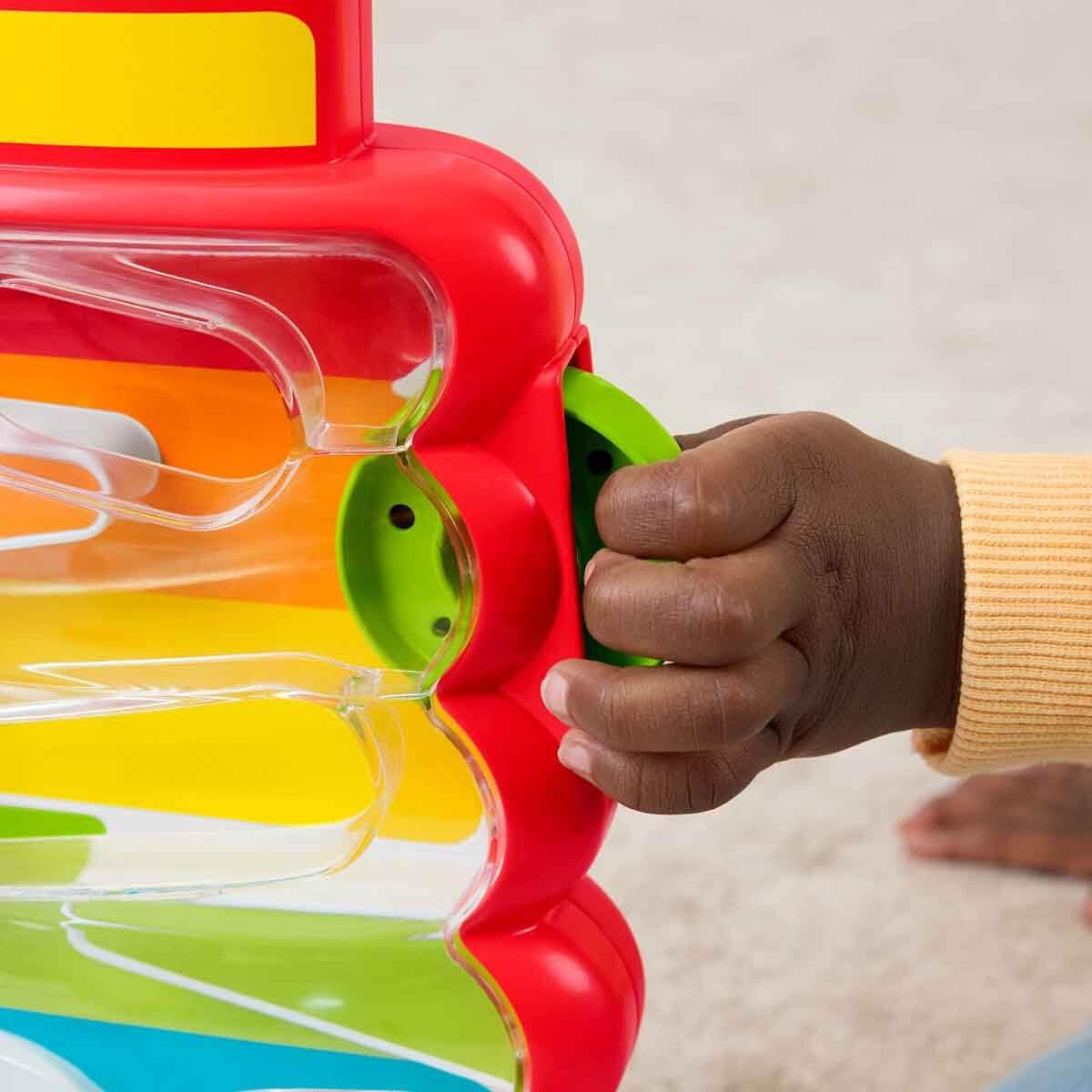 Fisher-Price Drop Through Rock-a-Stack Coin Drop Activity Toy | Ages 9M+ | 5 Rings 3
