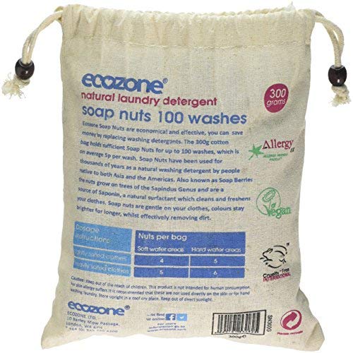 Ecozone Soap Nuts Natural Laundry Detergent Pellets - 300g Organic & Hypoallergenic 2