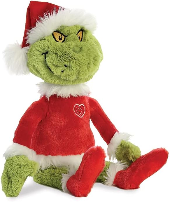 Dr. Seuss Grinch Santa 19" Plush - Officially Licensed 5