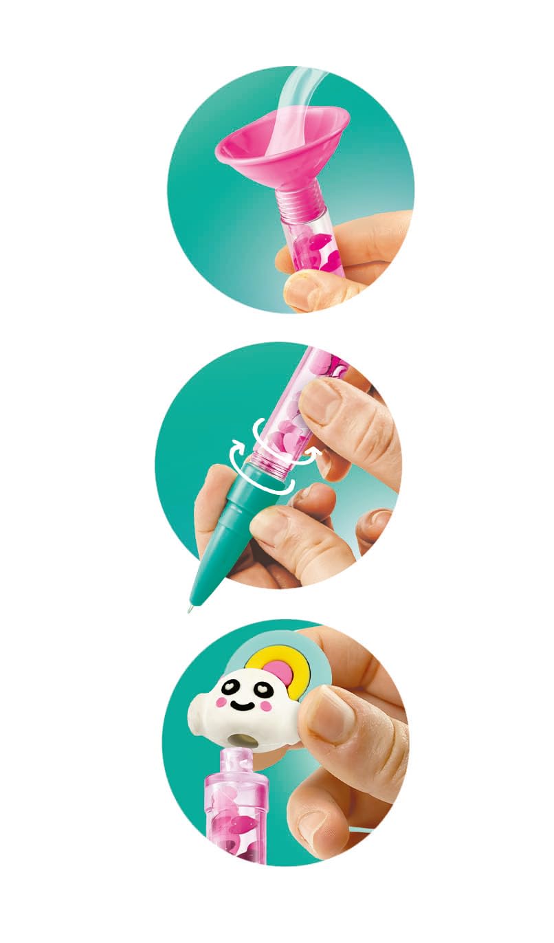 Clementoni Idea - Create Your Penso: Fantasy Crafting Kit | Personalised Pens | Ages 6+ 6