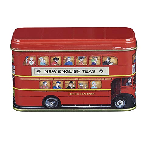 New English Teas London Bus Tea Caddy with 20 English Breakfast Teabags 9