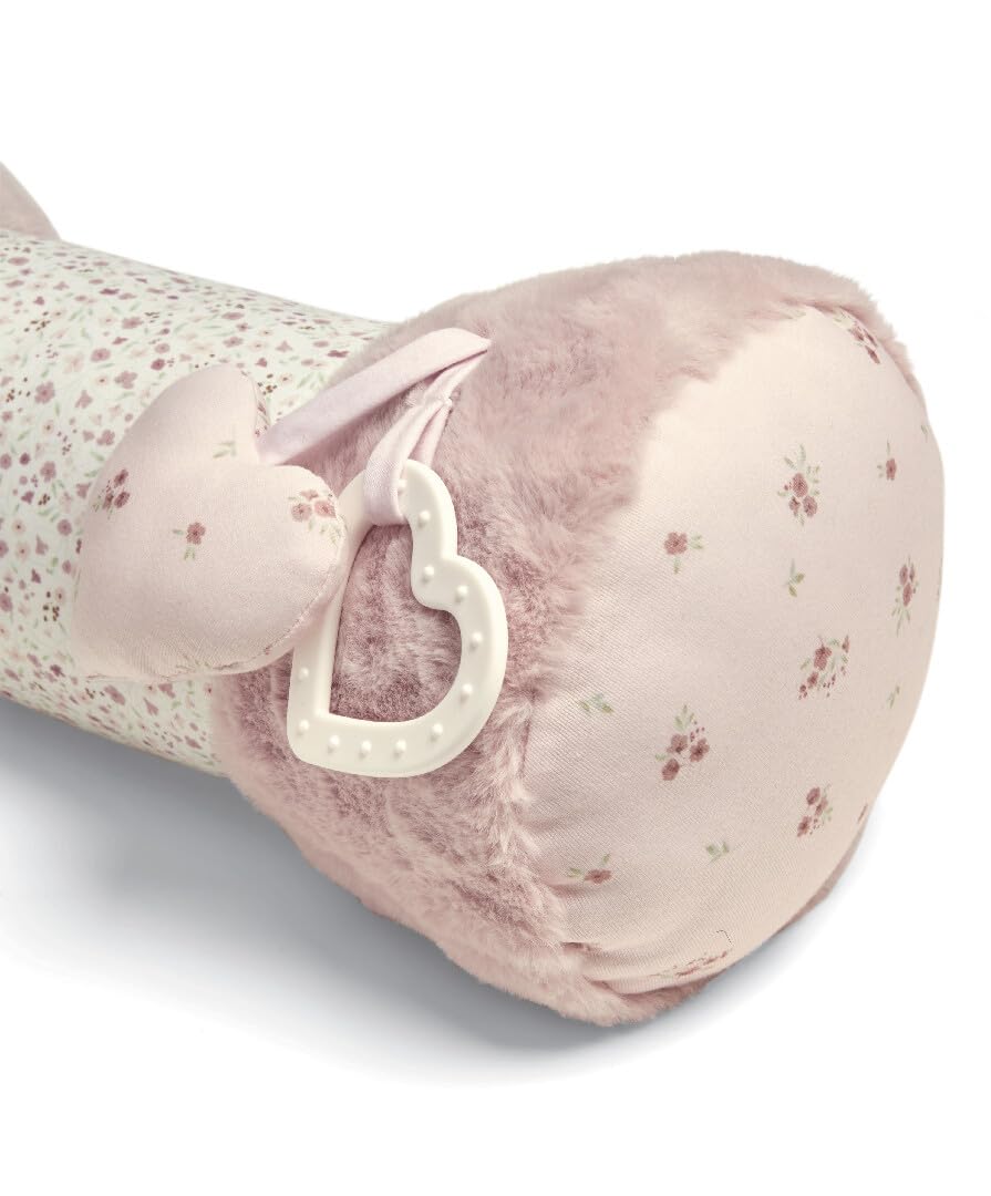 Mamas & Papas Tummy Time Roll - Supportive Baby Pillow with Rattle for Play & Development 8