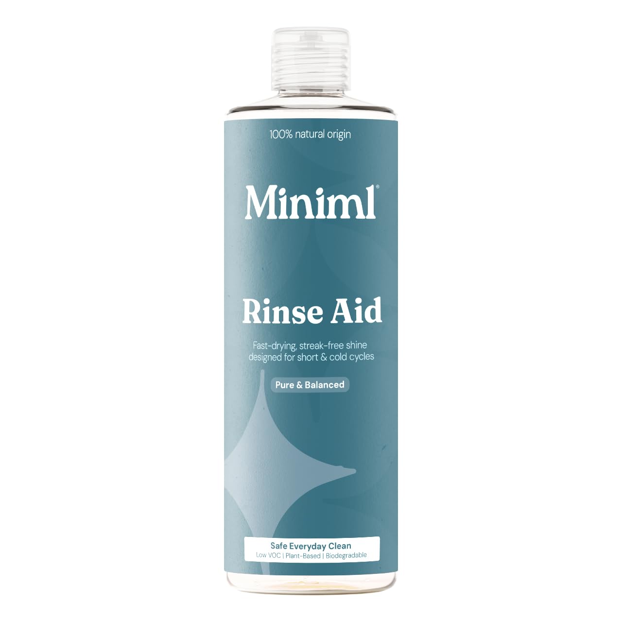 Miniml Dishwasher Rinse Aid - 400ml | Fast-Drying, Streak-Free, Unscented 1