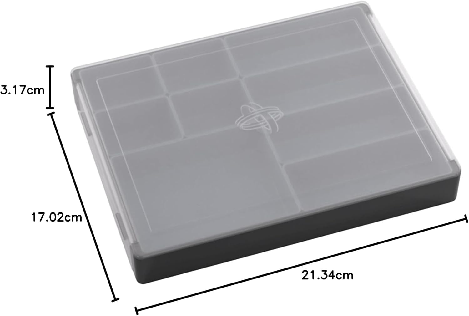 Gamegenic Token Silo Storage Box - Solid Black | Modular & Stackable | Includes 9 Trays