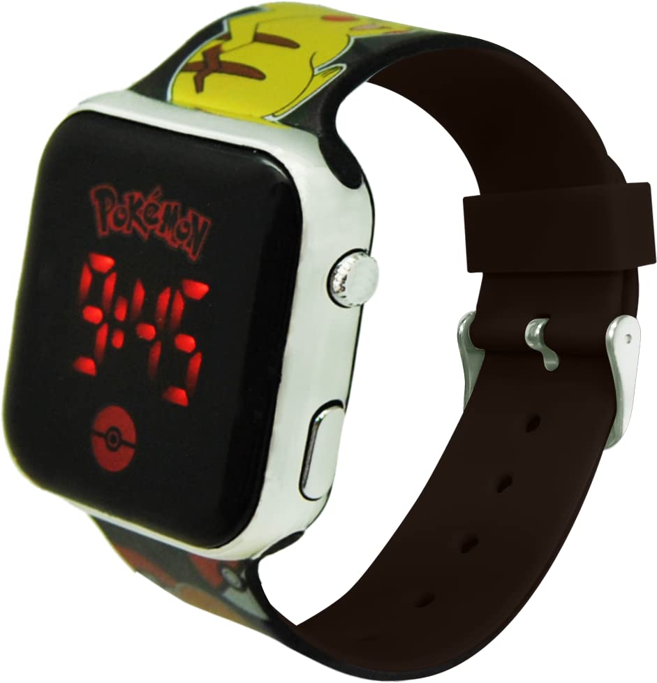 Kids Euroswan - Pokemon LED Watch with Calendar Digital Watch for Kids