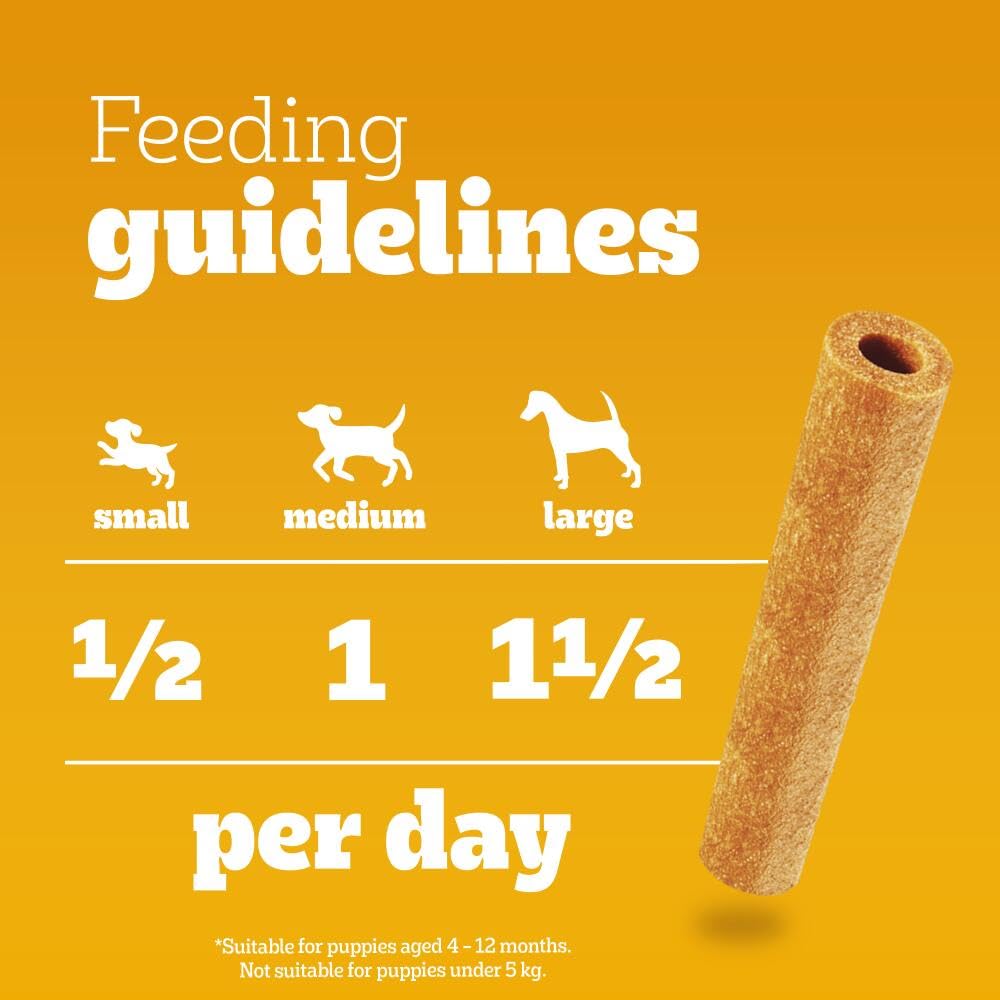 Pedigree Puppy Denta Tubo - Daily Dental Chews for Puppies, 54 Sticks 5