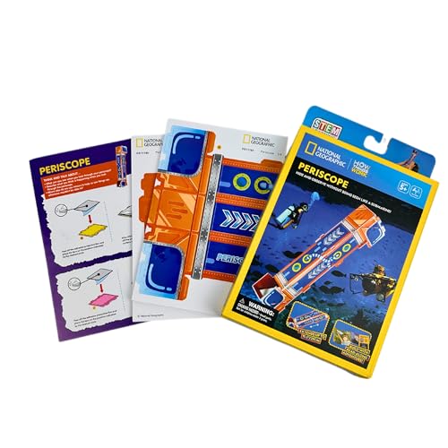 National Geographic Build Your Own Periscope - STEAM Educational Kit for Ages 5+ 8