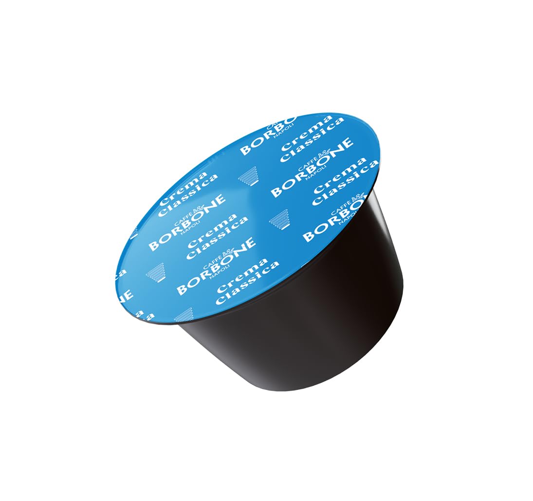 CAFFÈ BORBONE Crema Classica Coffee Capsules - 64 Count | Nescafé Dolce Gusto Compatible | Intensity 8/10