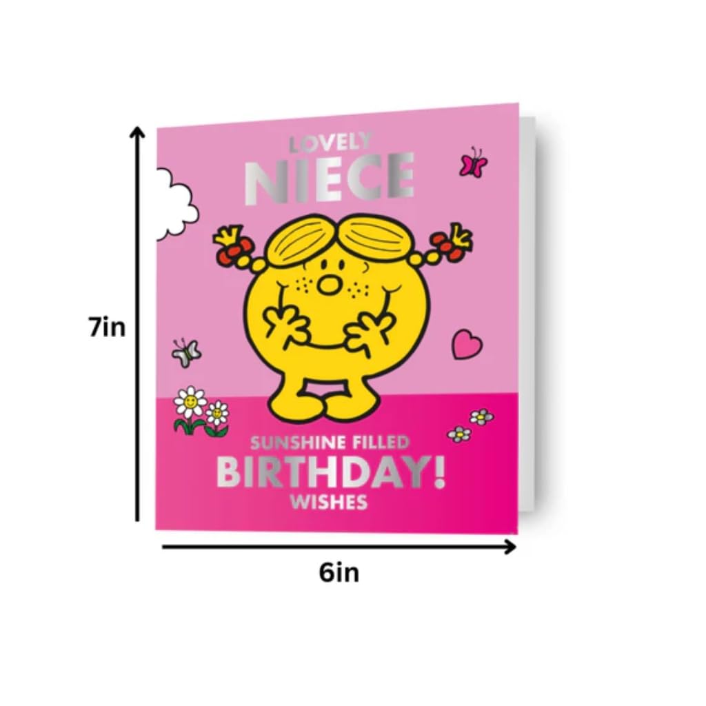 Danilo Promotions LTD Mr Men & Little Miss 'Lovely Niece' Birthday Card | 178mm x 128mm 2