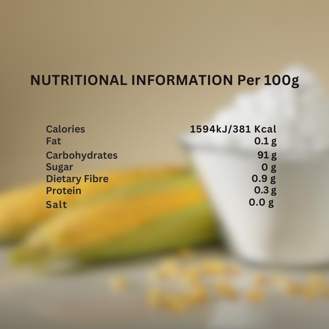 Puregro - Corn Starch Premium Quality Fine Texture for Cooking, Baking & Thickening 2