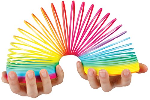 Tobar 10478 Rainbow Springy Wind-Up Toy - Large Plastic Coil for Ages 3+ | Walks Down Stairs 4