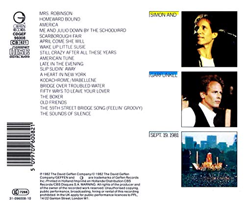 The Concert In Central Park - Simon & Garfunkel Live Reunion Album (CD/Vinyl)