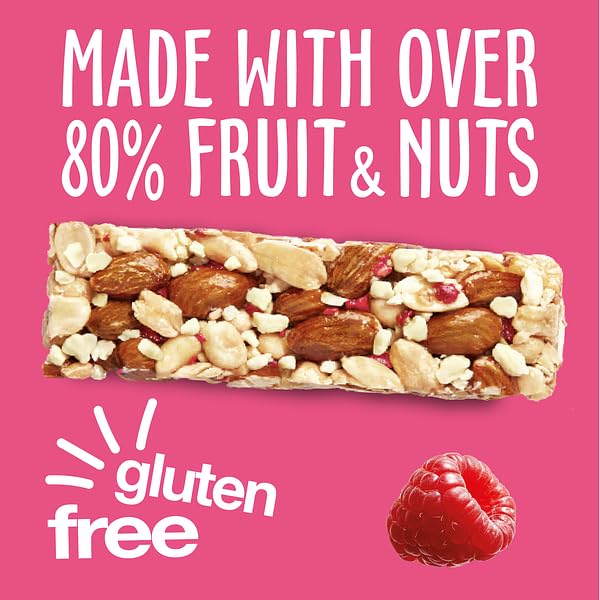 KIND White Chocolate Raspberry Snack Bars, Gluten Free, High Fibre, No Artificial Ingredients, 12 x 40g 8