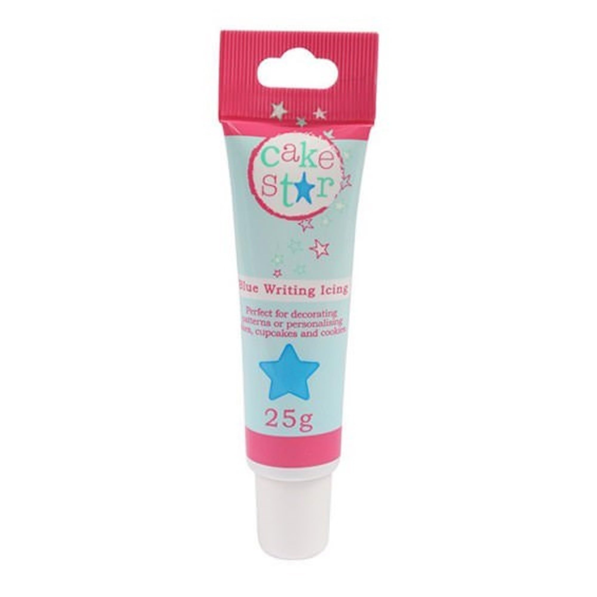 Cake Star - Writing Icing Tube, Ready-to-Use Edible Icing for Cake Decorating, 5 Colors Including Blue