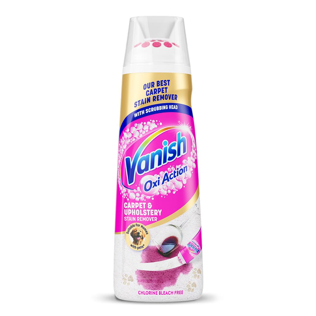 Vanish Oxi Action Carpet Stain Remover Serum with Scrubbing Head - 195ml