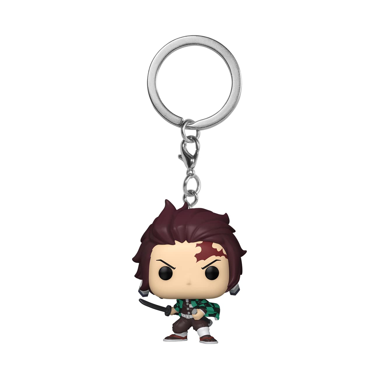 Funko POP! Keychain Demon Slayer Tanjiro Kamado Vinyl Figure | 4.63-in Tall 1