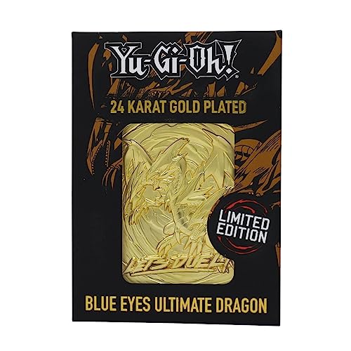 Yu-Gi-Oh! YGO30G Limited Edition - Blue-Eyes Ultimate Dragon 24K Gold Plated Metal Card (YGO30G)