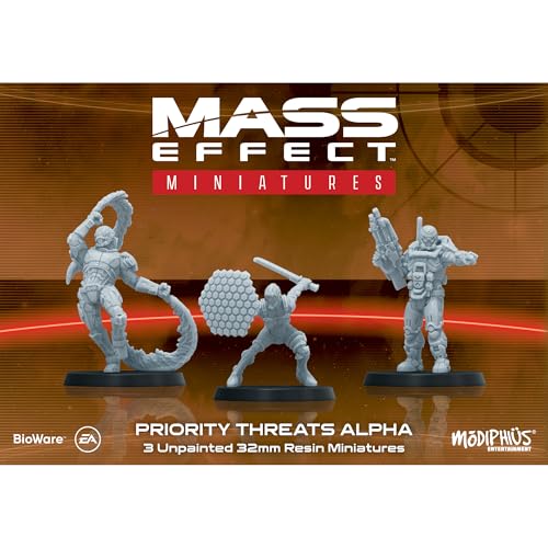 Modiphius Mass Effect Priority Threats Alpha Resin Collectors Miniature Set