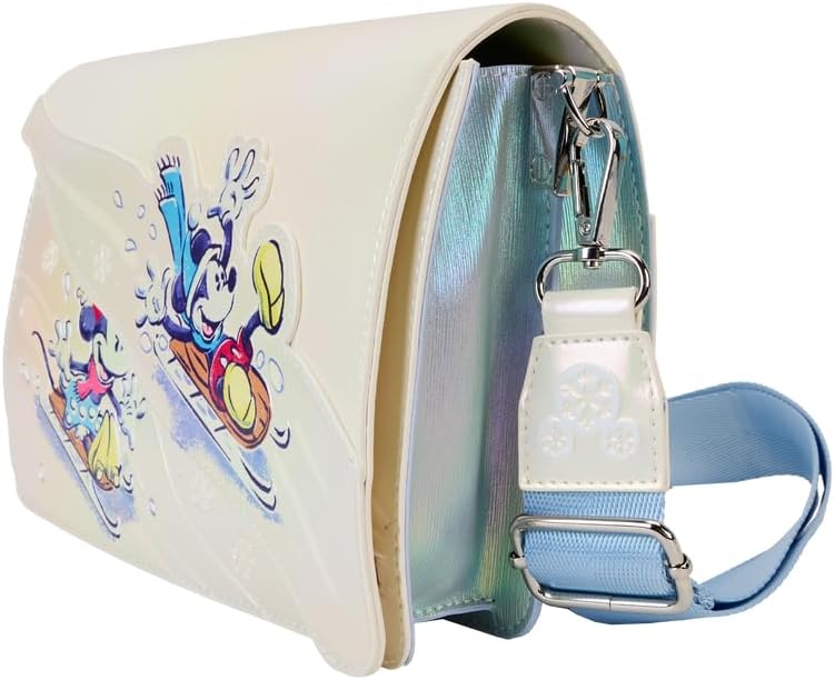 Loungefly Disney Mickey and Friends Winter Wonderland Crossbody Bag (Multi)