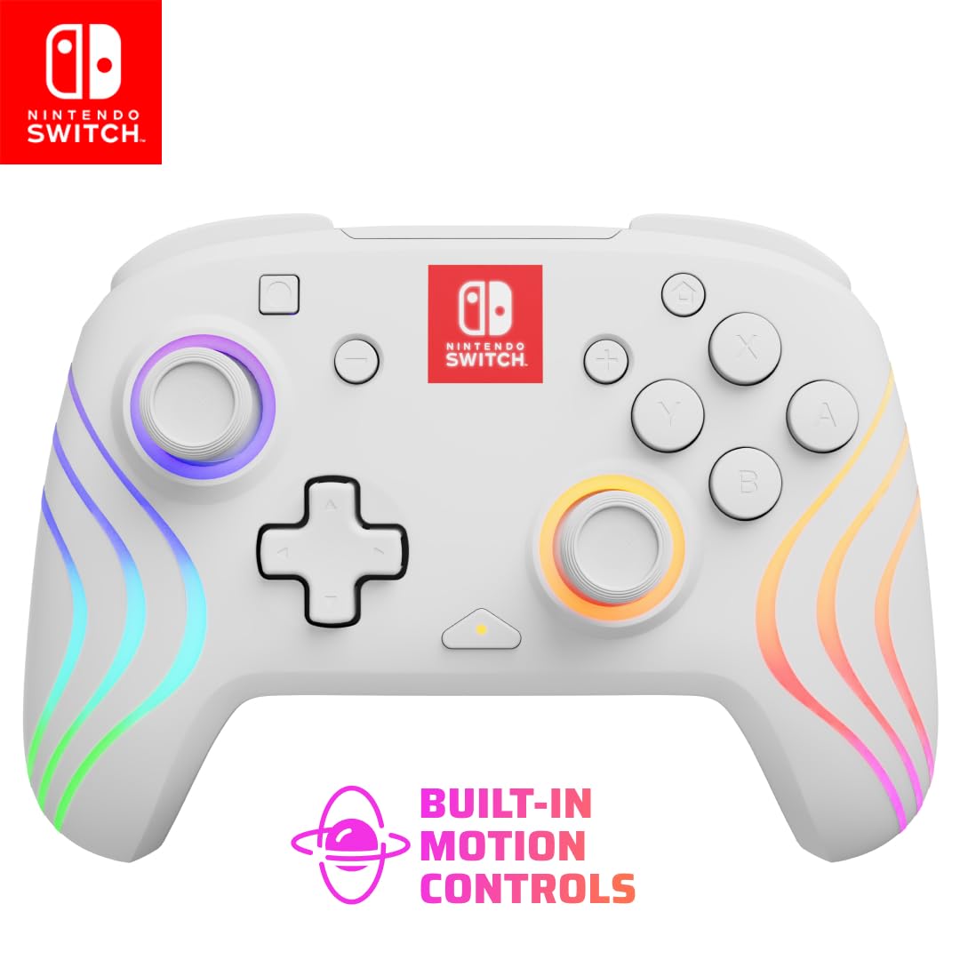PDP Afterglow Wave Wireless Pro Controller with Full Motion for Nintendo Switch