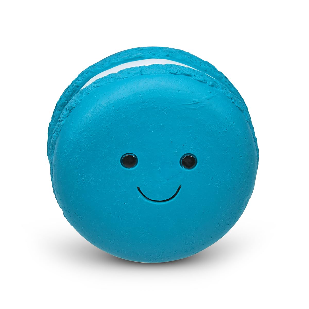 Petface Macaron Latex Dog Toy - Soft Chew | Built-in Squeaker | Blue