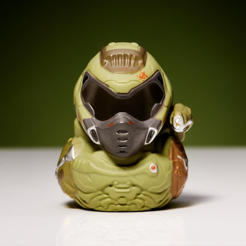 TUBBZ DOOM Slayer Cosplaying Rubber Duck Vinyl Figure - 2 Inch Collectible 3