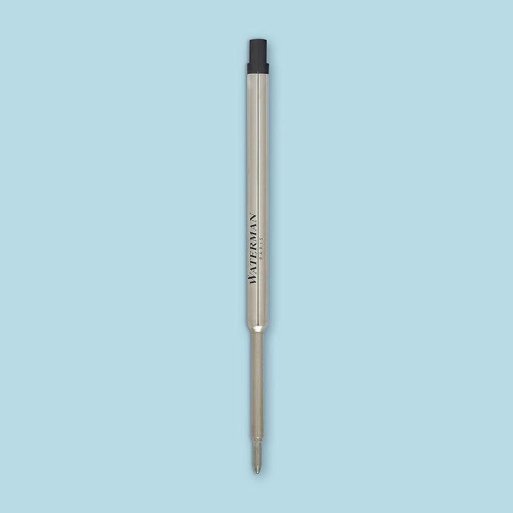 Waterman - Ballpoint Pen Refill Medium Tip with Black Ink, 1 Count