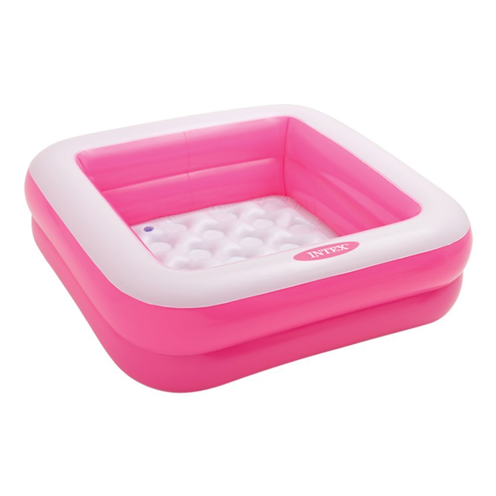 Intex Play Box Pool - Inflatable Square Pool for Babies 1-3 Years | 86x86x25 cm