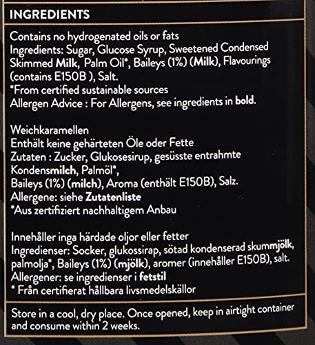 Gardiners of Scotland Baileys Luxury Fudge Oval Tin 250g 10