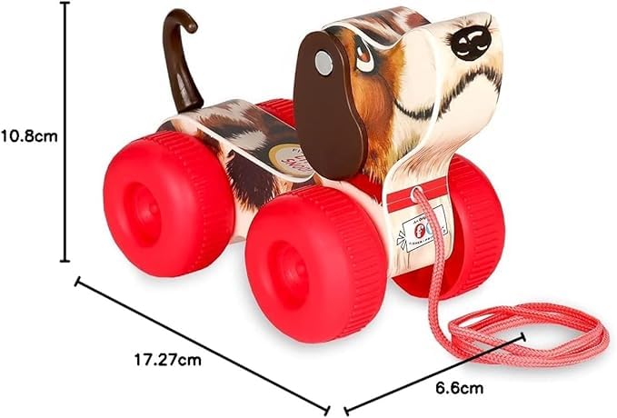 Basic Fun Fisher Price Little Snoopy Pull-Along Toy | Multicolor | Ages 12 Months+