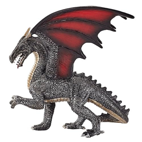 MOJO Fantasy Creatures Collection - Steel Dragon Model Toy Figure (387215)