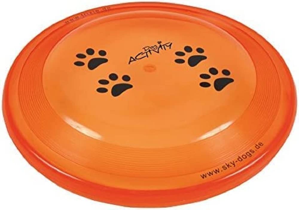 TRIXIE Dog Activity Bite-Proof Disc | Flexible Plastic, 23 cm Diameter | Tournament Approved
