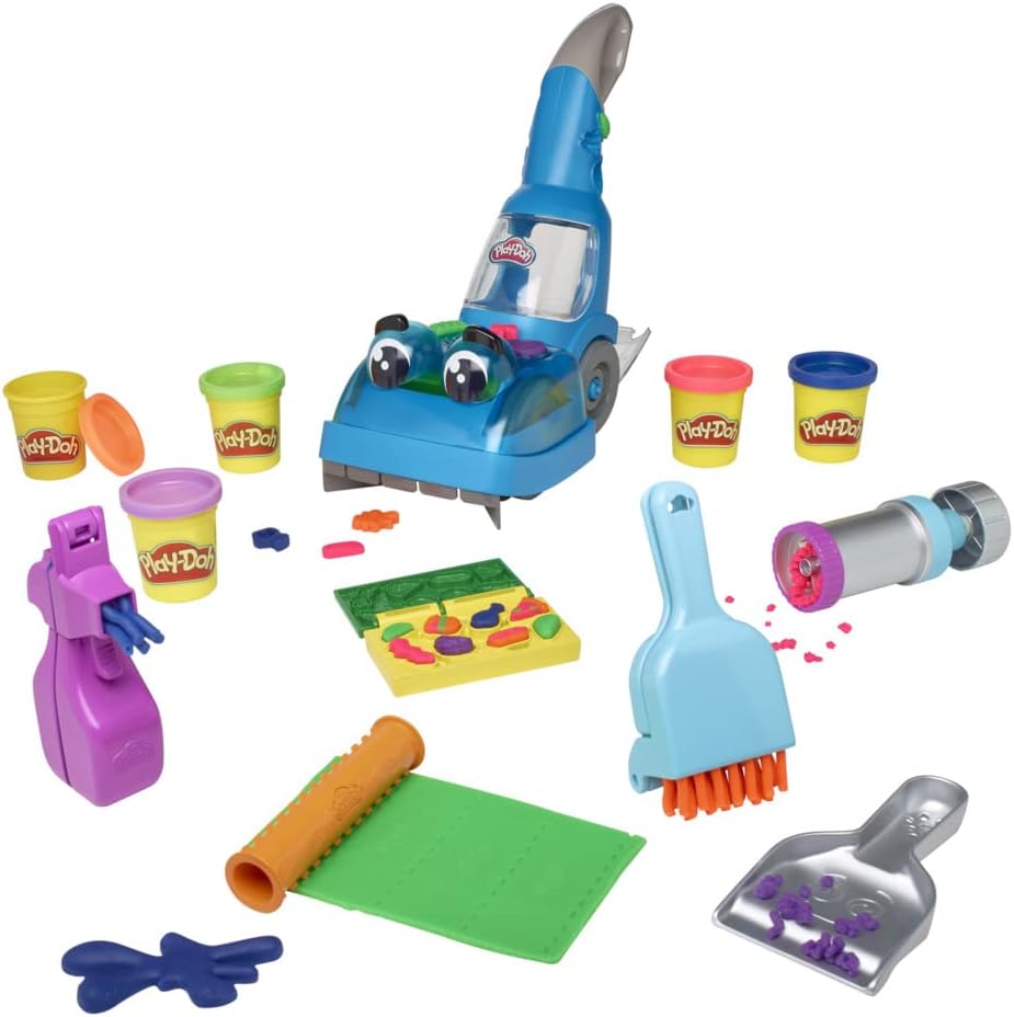 Play-Doh - Zoom Zoom Vacuum and Clean-up Toy with 5 Colours