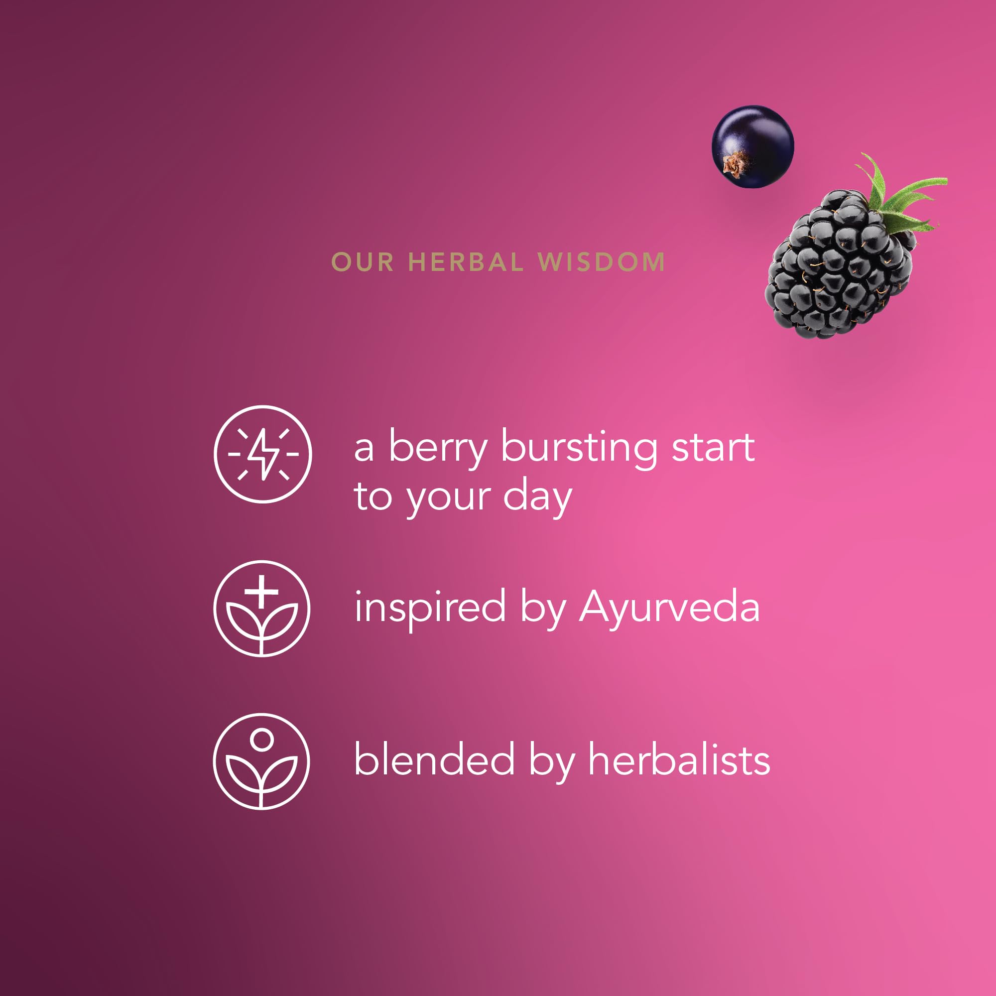 Pukka Herbs Morning Berry Organic Herbal Tea Blend - Caffeine-Free, Active Energy Range | 34g 6