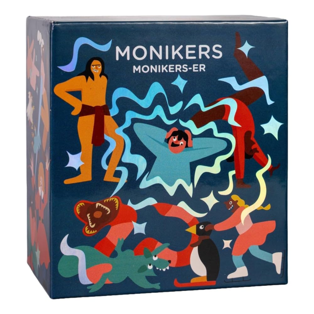 CMYK Monikers: Monikers-er Party Game | 330 Cards | Ages 17+ | 2-20+ Players