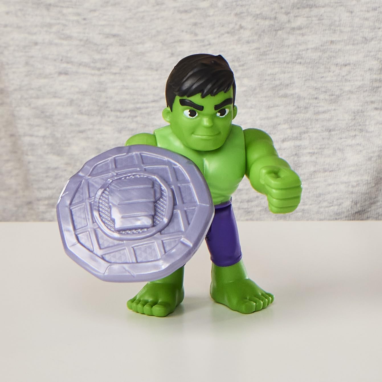 SPIDEY AND HIS AMAZING FRIENDS Hulk Action Figure - 7.6-cm Poseable Toy with Accessory