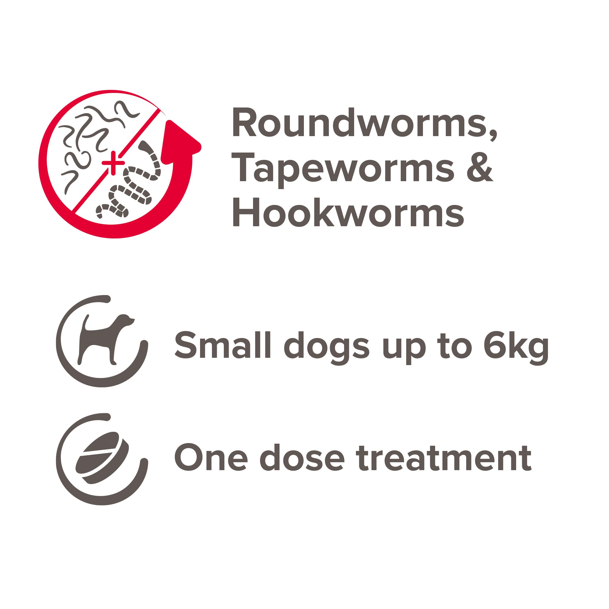 Beaphar Easy One Dose Worming Tablets for Small Dogs | Kills Common Intestinal Worms | 3 Tablet Pack 3
