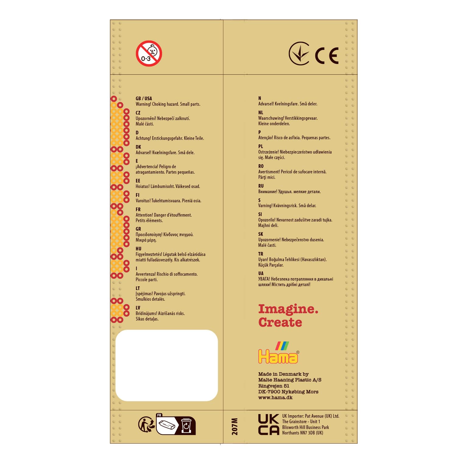 Hama Beads Bag - 1000 Midi Fuse Beads for Mosaic Art Craft | Mix 54 | Ages 3+ 5